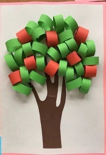 Бумажные аппликации из полосок Бумажные аппликации из полосок