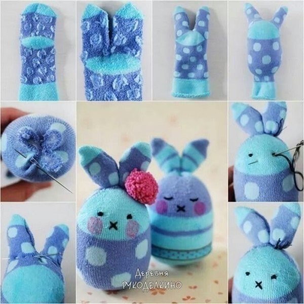 Десять игрушек из носков Десять игрушек из носков