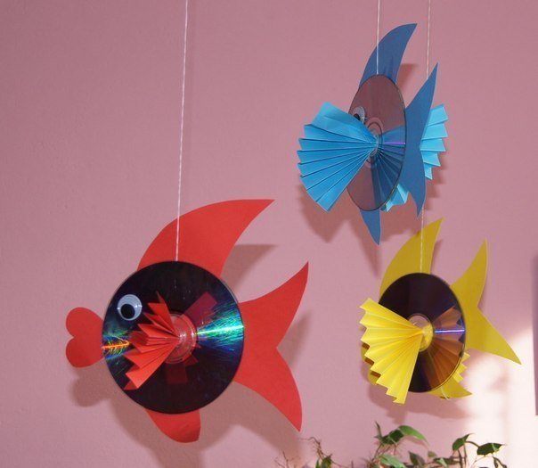 Поделки из cd-дисков