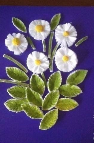 Из ватных дисков! сделайте с детьми! им понравится Из ватных дисков! сделайте с детьми! им понравится