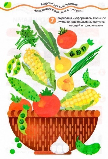 Аппликация "натюрморты" Аппликация "натюрморты"