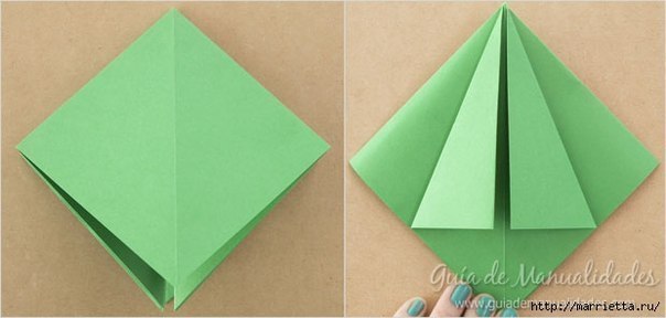Оригами ёлочки