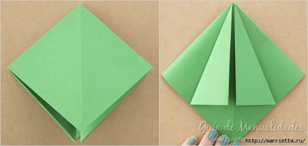 Оригами ёлочки