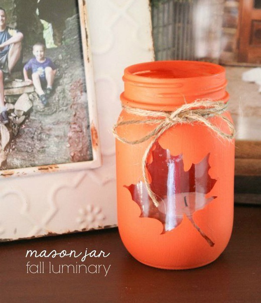 Осенний подсвечник