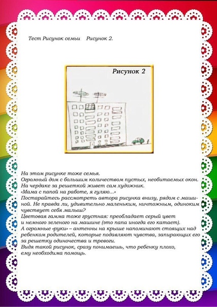 Тест «рисунок семьи» Тест «рисунок семьи»
