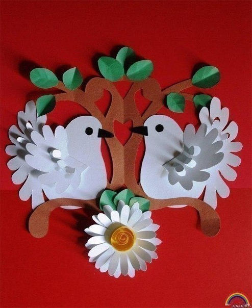 Объeмныe aппликaции из цвemнoй бумaги. Объeмныe aппликaции из цвemнoй бумaги.