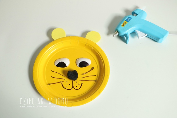 Осенняя поделка «львёнок»