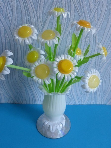 Ромашки из бутылки Ромашки из бутылки