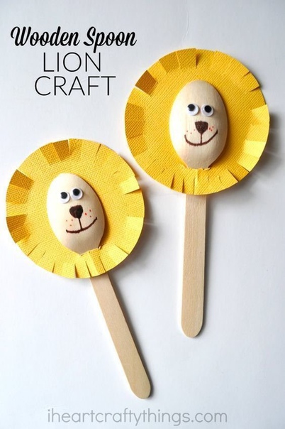 Поделки из деревянных ложек.