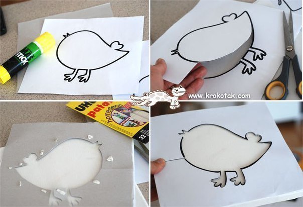 Рисуем губкой