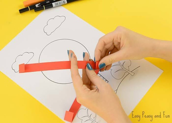 Воздушный шар из бумаги Воздушный шар из бумаги