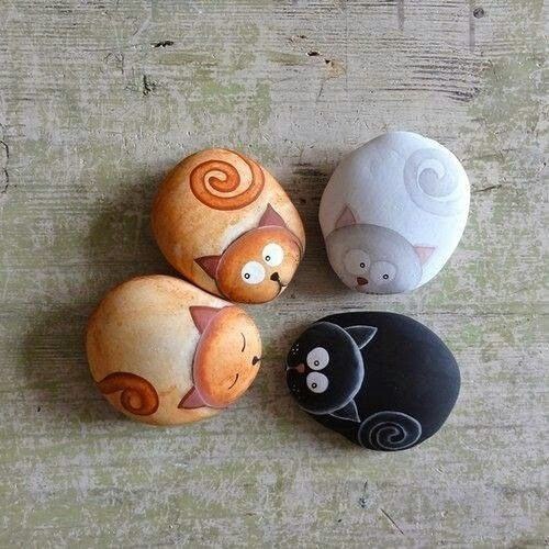 Берем камешки, краски - и получаем шедевр! Берем камешки, краски - и получаем шедевр!