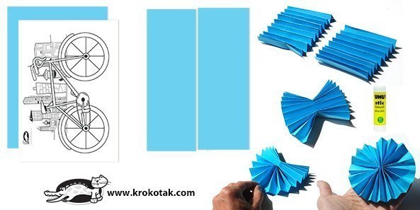 Поделки из бумаги сложенной гармошкой Поделки из бумаги сложенной гармошкой