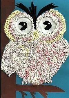 Мозаика из салфеток