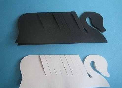 Поделка "лебеди" Поделка "лебеди"