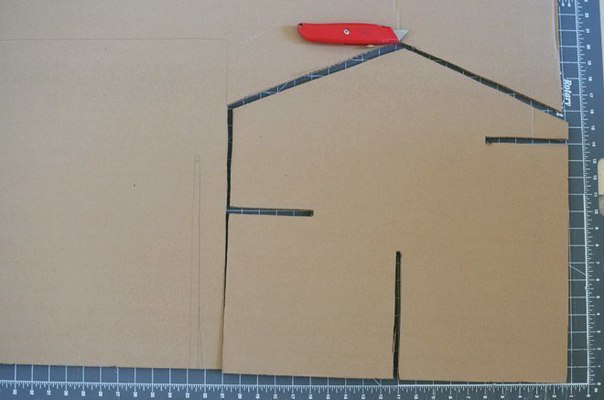 Кукольный домик из картона