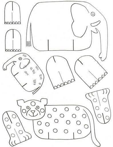 Игрушки из картона