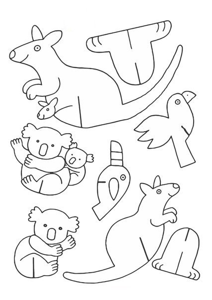 Веселый зоопарк из картона