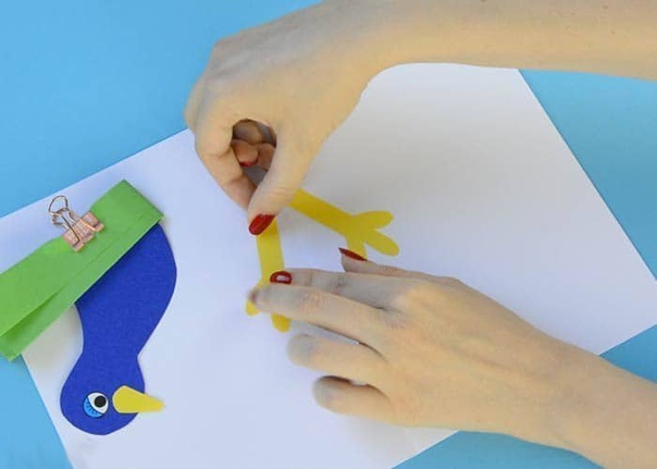 Объемная открытка «павлин»