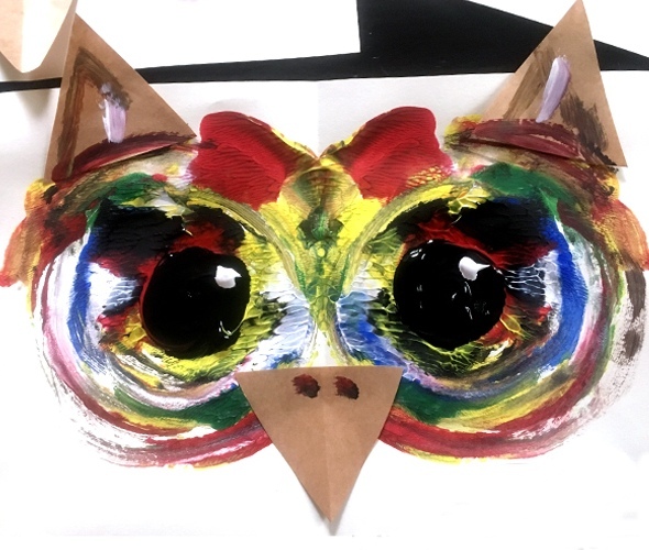 Нетрадиционные техники рисования. Рисуем голову совы Нетрадиционные техники рисования. Рисуем голову совы