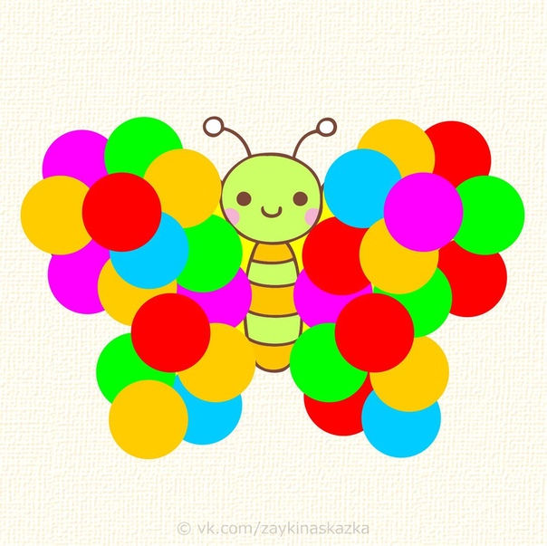 Аппликации из цветных кружочков Аппликации из цветных кружочков