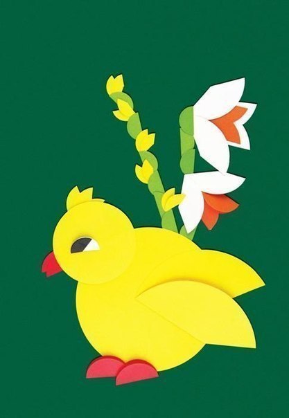 Аппликация из кружочков Аппликация из кружочков