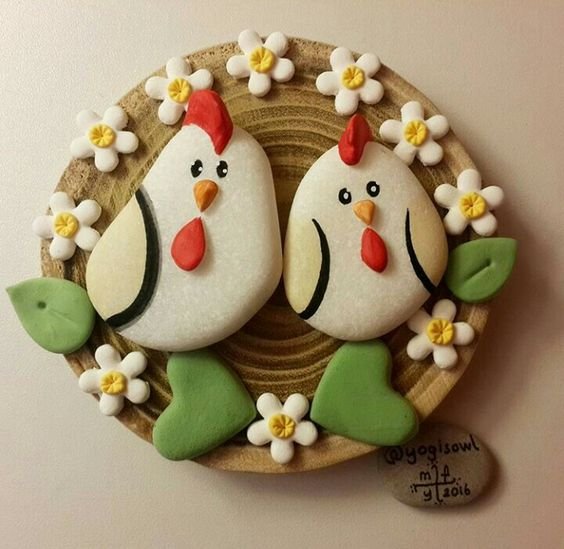 Роспись камешков после моря Роспись камешков после моря