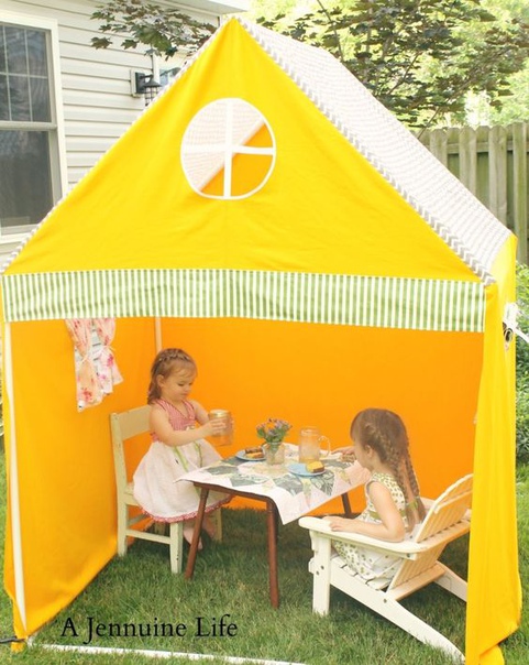 Домик из пвх-труб Домик из пвх-труб