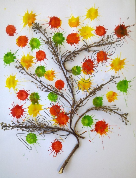 Творческое занятие для малышей "деревья осенью" Творческое занятие для малышей "деревья осенью"