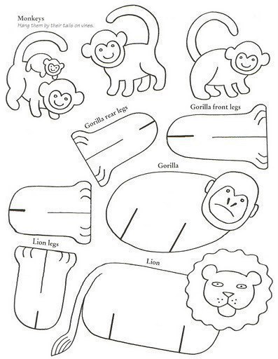 Зоопарк из картона