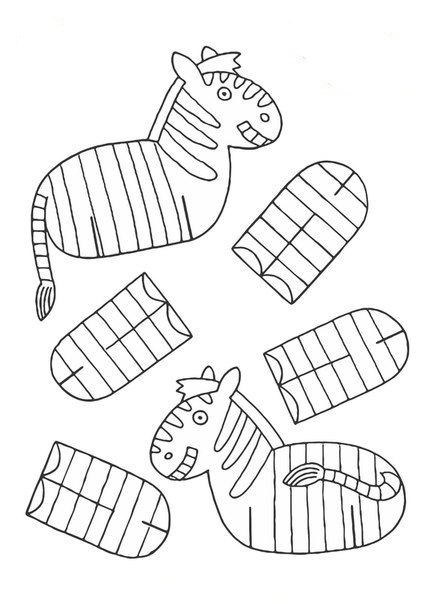 Веселый зоопарк из картона