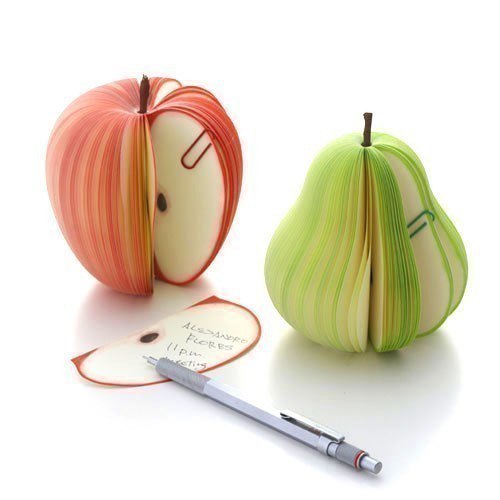 Объемные фрукты из цветной бумаги