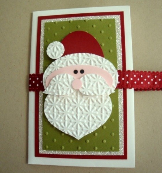 Новогодние открытки своими руками