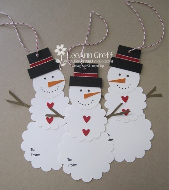 Снеговик на елку