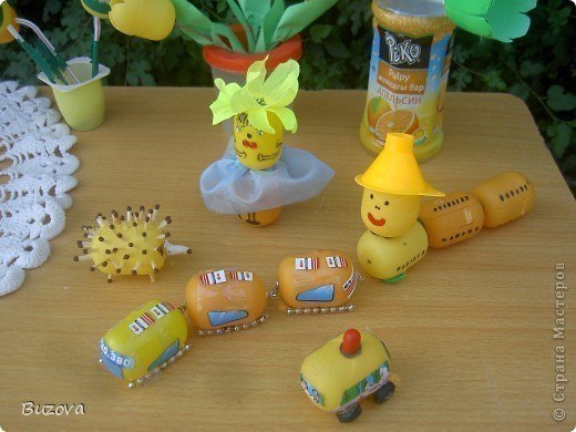 Поделки из контейнеров от киндер-сюрпризов Поделки из контейнеров от киндер-сюрпризов