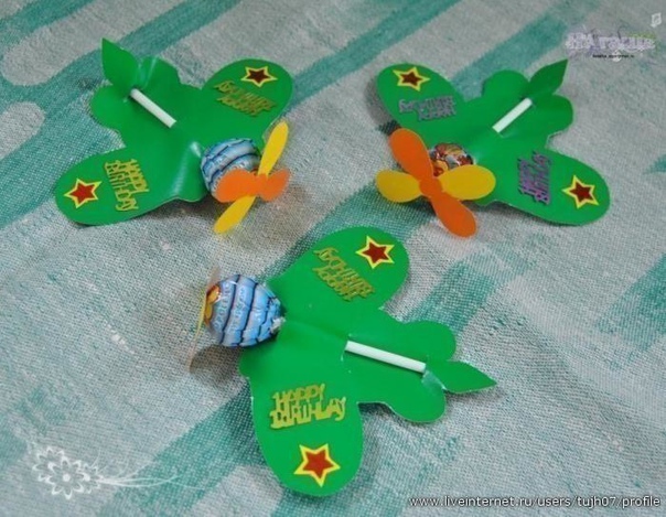 Поделки с чупа-чупсами Поделки с чупа-чупсами