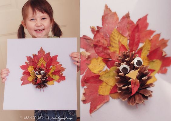 Творческое занятие "поделки из природного материала"