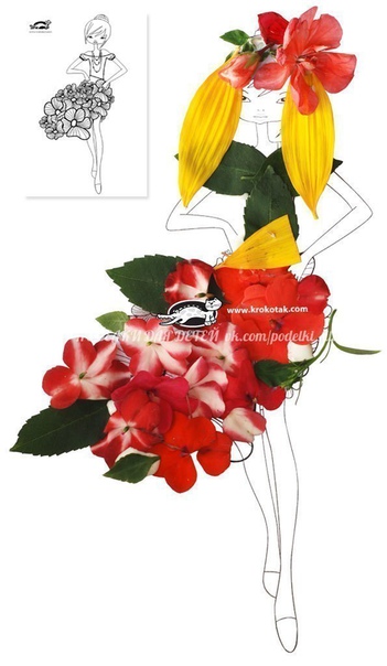 Аппликация-гербарий