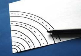 Объемная аппликация из бумаги «дождик» Объемная аппликация из бумаги «дождик»