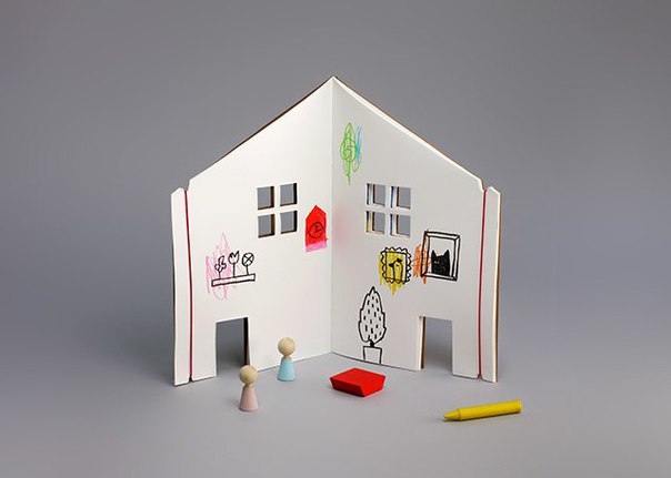 Тетрадка-домик для детских игр