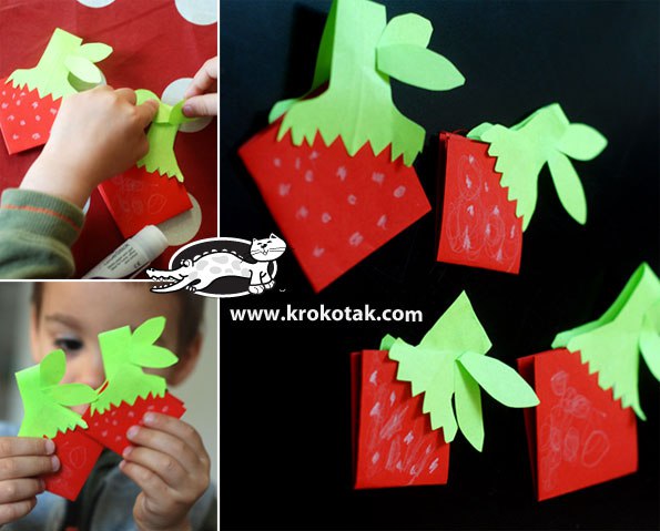 Идеи для поделок "фрукты. ягоды" 