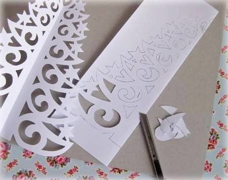 Красивая ёлочка из бумаги