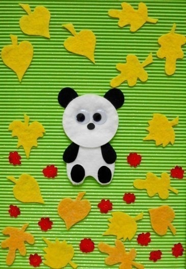 Аппликации из ватных дисков Аппликации из ватных дисков