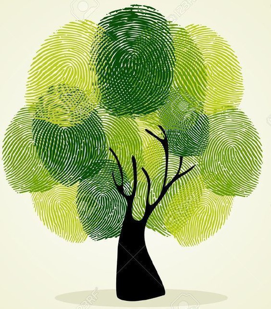 Нежные и символичные рисунки с пальчиками Нежные и символичные рисунки с пальчиками