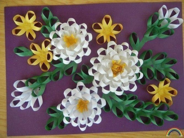 Объeмныe aппликaции из цвemнoй бумaги. Объeмныe aппликaции из цвemнoй бумaги.
