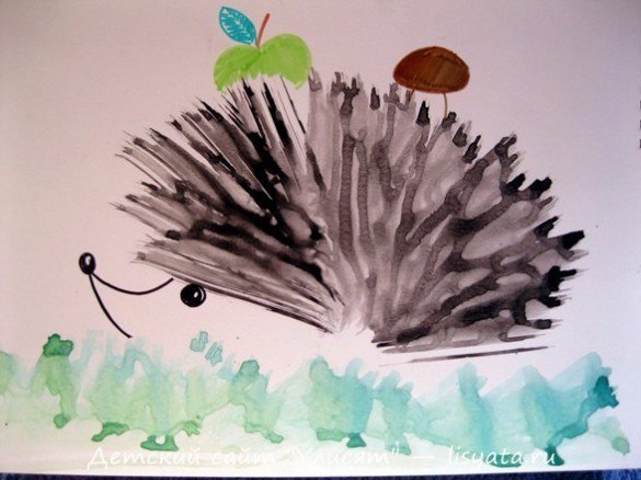 Нетрадиционные техники рисования. рисуем зубной щеткой Нетрадиционные техники рисования. рисуем зубной щеткой