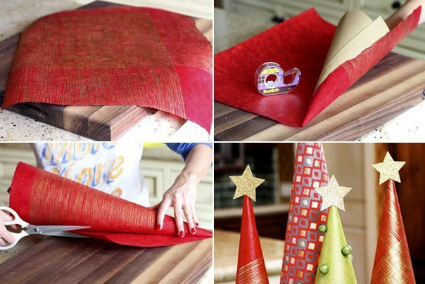 Новогодние елочки своими руками