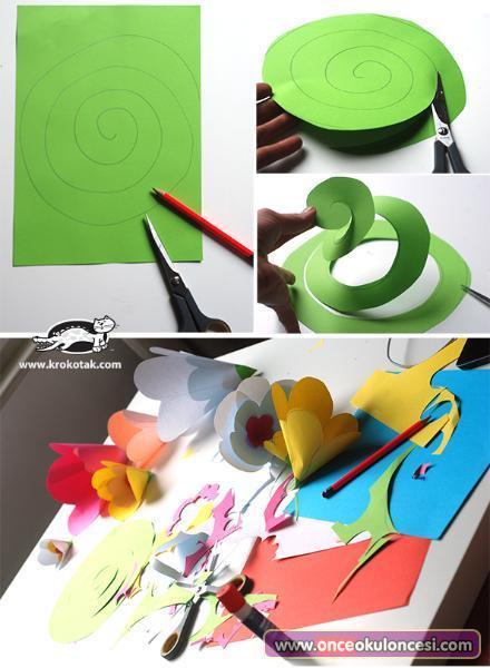 Необычная цветочная гирлянда