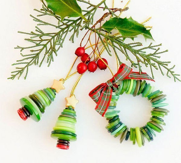 Поделки к новому году из пуговиц Поделки к новому году из пуговиц