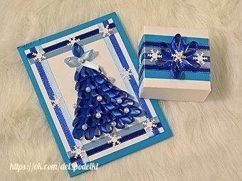 Елочка из лент Елочка из лент